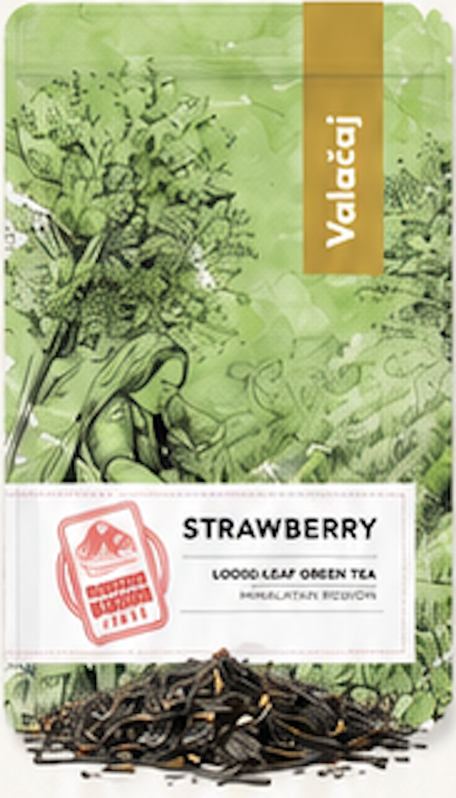 STRAWBERRY GREEN TEA